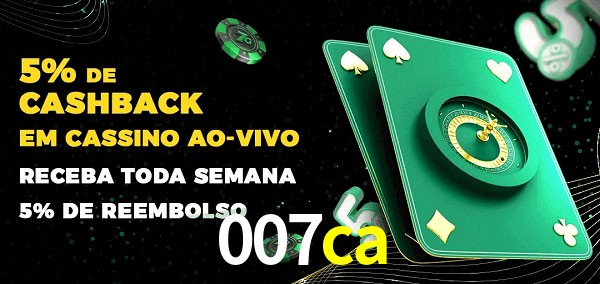 Promoções do cassino ao Vivo 007ca